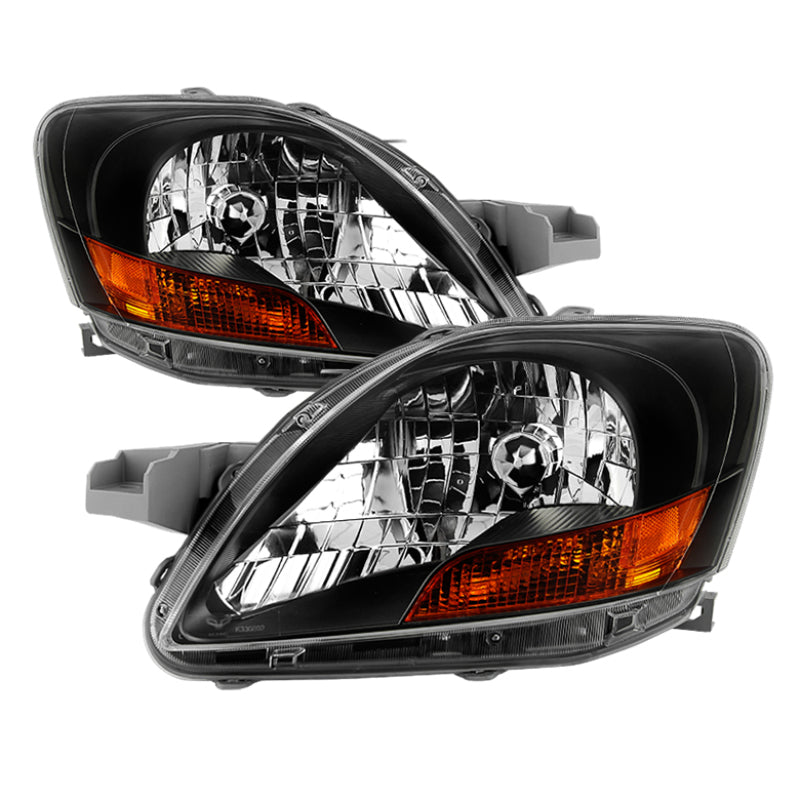 Spyder Auto - xTune Toyota Yaris Sedan 06-12 OEM Style Headlights - Black HD-JH-TYA06-AM-BK - 9036040 - MST Motorsports