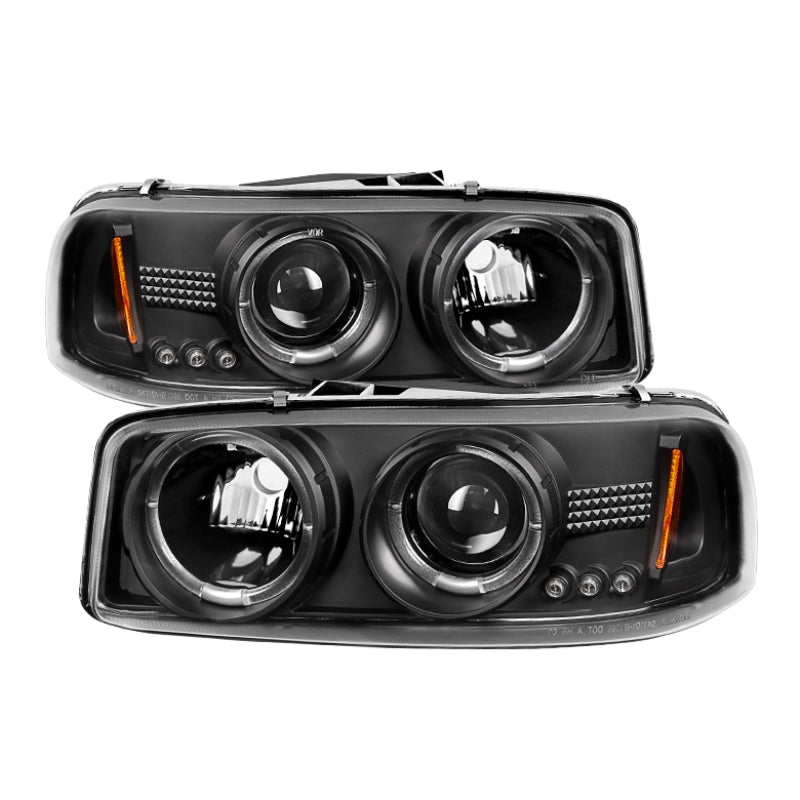 Spyder Auto - Projector Headlights - LED Halo - LED - Black - - 5009357 - MST Motorsports