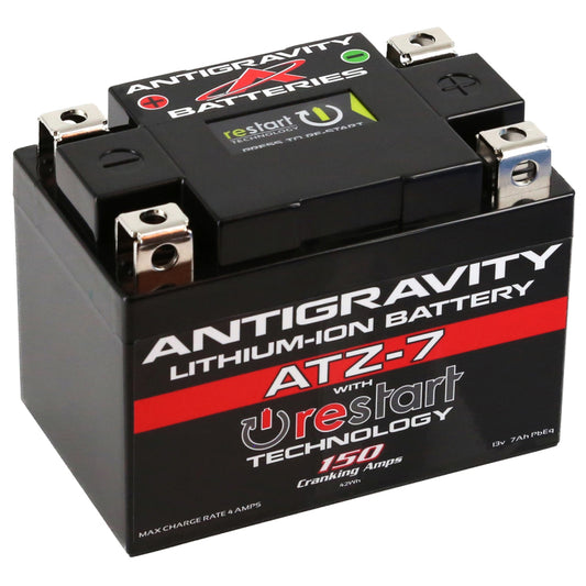 Antigravity Batteries - Antigravity YTZ7 Lithium Battery w/Re-Start - AG-ATZ7-RS - MST Motorsports