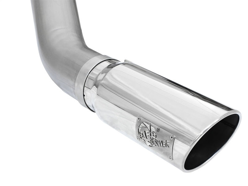 aFe - aFe MACHForce XP Exhaust Large Bore 5in DPF-Back Alu. 13-15 Dodge Trucks L6-6.7L (td) *Polish Tip - 49-02051-1P - MST Motorsports