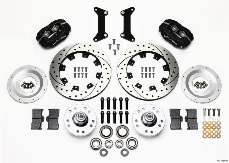 Wilwood - Wilwood Forged Dynalite Front Kit 12.19in Drilled 79-87 GM G Body - 140-12297-D - MST Motorsports