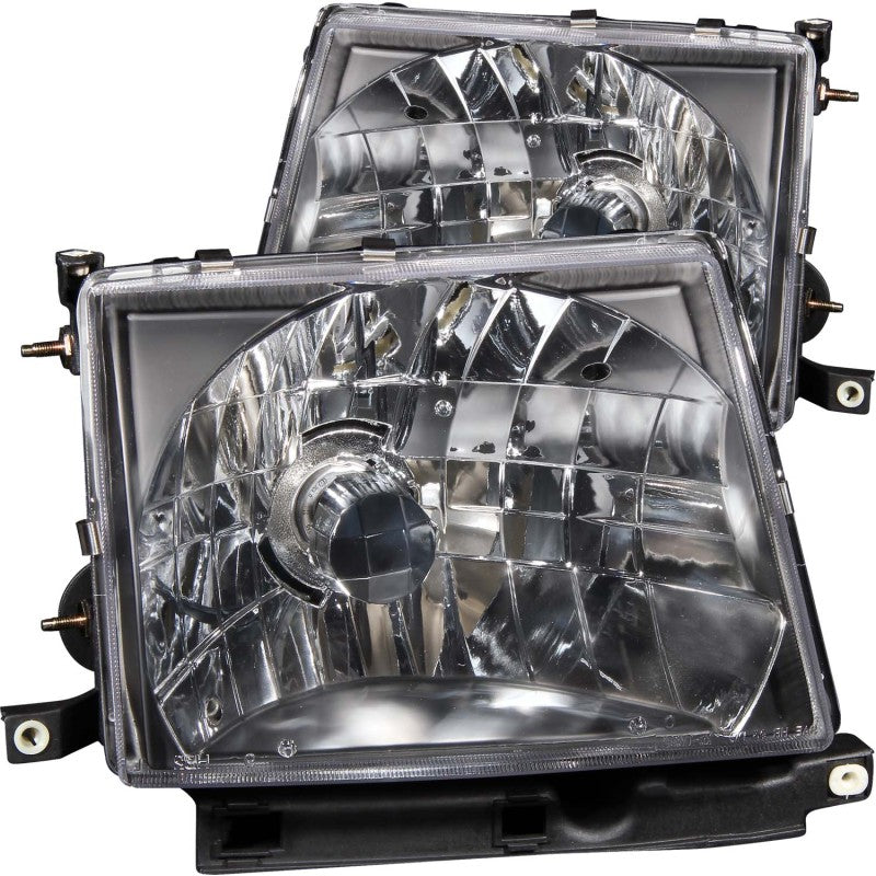 ANZO - Crystal Headlight Set; Clear Lens; Black Housing; Pair; - 121139 - MST Motorsports