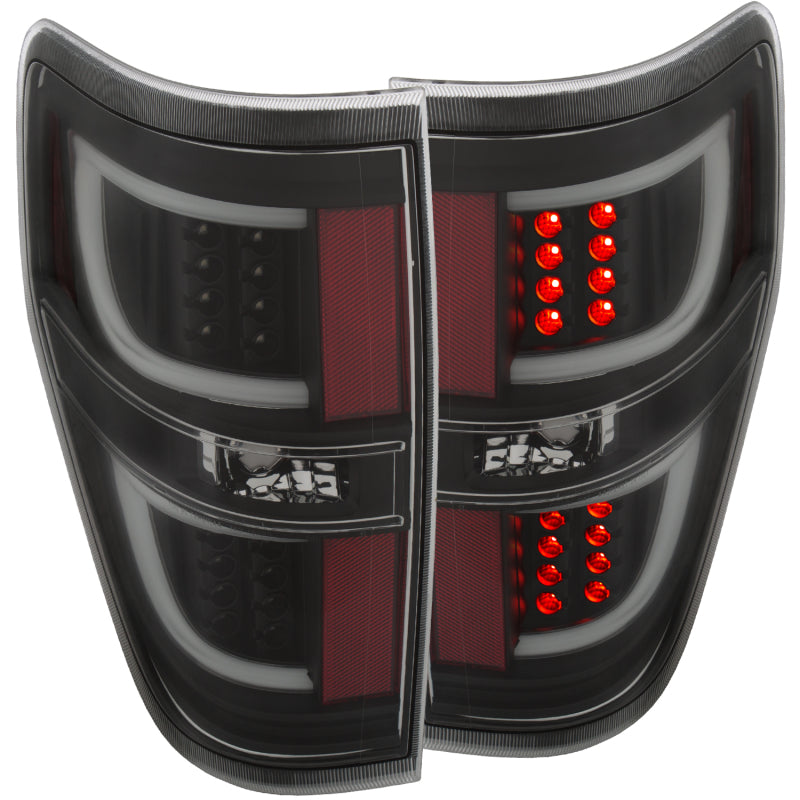 ANZO - Tail Light Assembly; LED; Red/Clear Lens; Black Housing; Pair; - 311257 - MST Motorsports