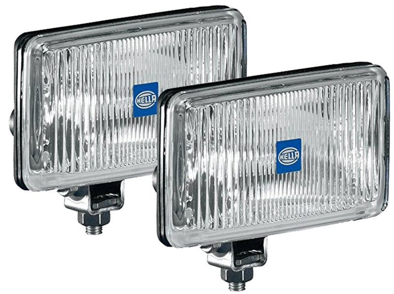 Hella - Hella 450 H3 12V SAE/ECE Fog Lamp Kit Clear - Rectangle (Includes 2 Lamps) - 005860601 - MST Motorsports