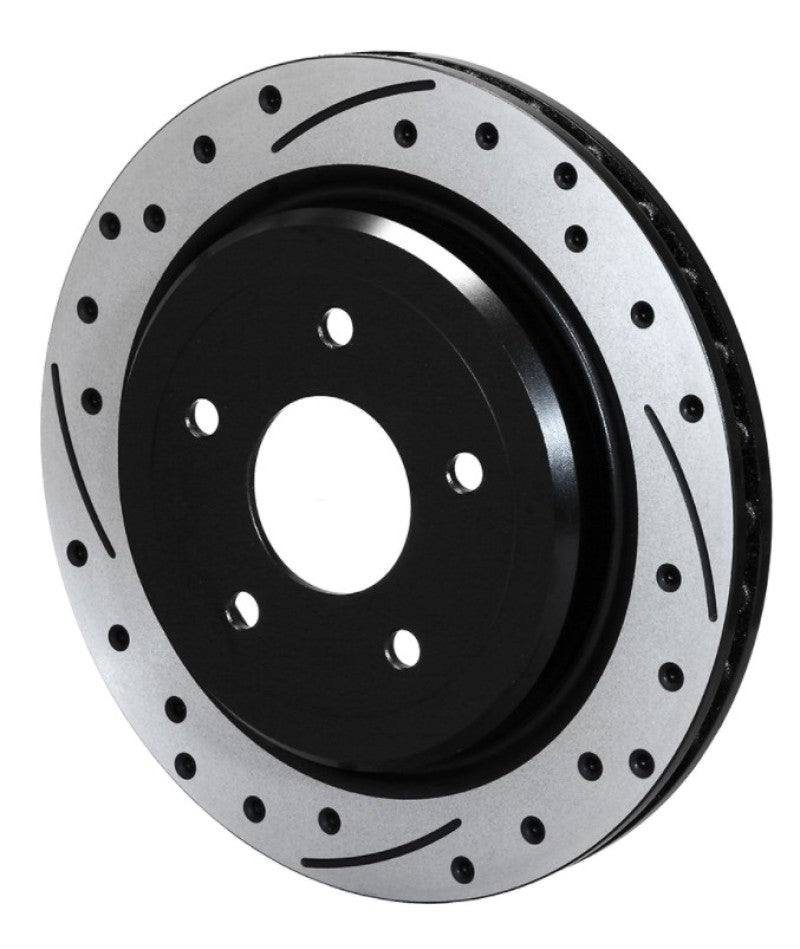 Wilwood - Wilwood Rotor-Rear-SRP-C5/C6 Vette-LH-BLK 12.00 x 1.03 - 5 x 4.75in - 160-14041-BK - MST Motorsports