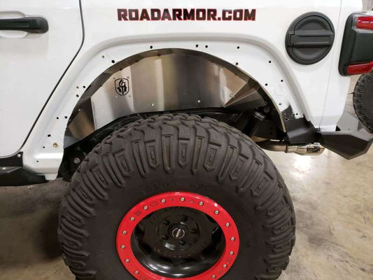 Road Armor - Road Armor 18-20 Jeep Wrangler JL Stealth Rear Fender Liner Body Armor - Raw - 518LFR0Z - MST Motorsports