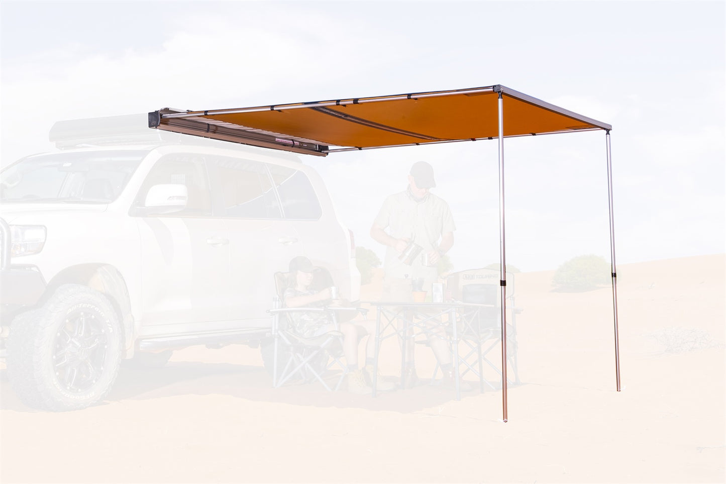 ARB - ARB Awning With Light; Aluminum Casing; 8.2ft x 8.2ft; Light Installed; - 814411 - MST Motorsports