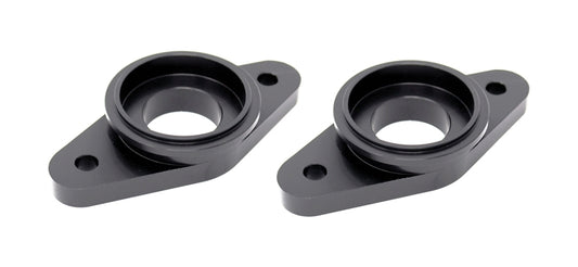 Torque Solution - Torque Solution Billet Stock to Tial Blowoff Valve Adapter (Black): Nissan GTR R35 ALL - TS-GTR-TIAL-BK - MST Motorsports