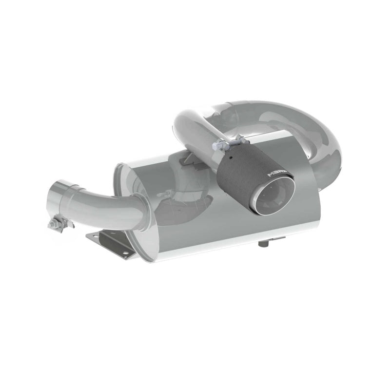 MBRP - MBRP Sport Series 4" Can-Am Single Slip-on Center Exit Muffler. - AT-9211PT - MST Motorsports