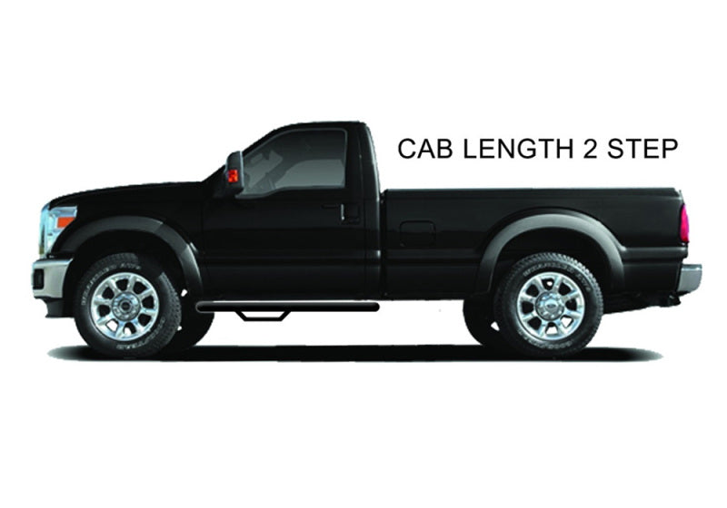 N-Fab - N-Fab Nerf Step 99-06 Chevy-GMC 1500/2500 Regular Cab - Gloss Black - Cab Length - 3in - C9946RC - MST Motorsports