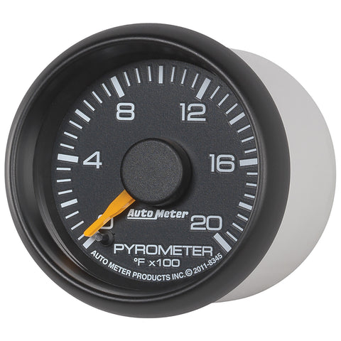 AutoMeter - GAUGE, PYROMETER (EGT), 2 1/16", 2000 Degrees F, STEPPER MOTOR, GM FACTORY MATCH - 8345 - MST Motorsports