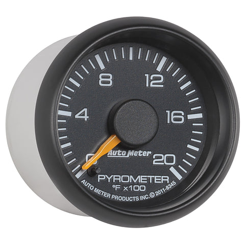 AutoMeter - GAUGE, PYROMETER (EGT), 2 1/16", 2000 Degrees F, STEPPER MOTOR, GM FACTORY MATCH - 8345 - MST Motorsports