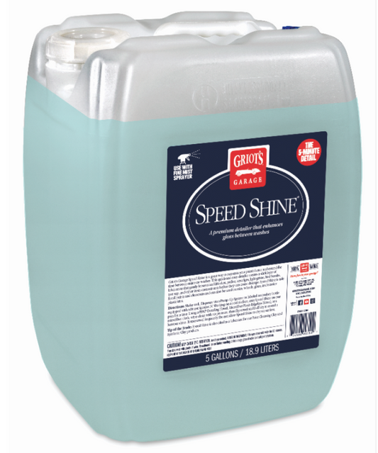 Griots Garage - Griots Garage Speed Shine - 5 Gallons (Minimum Order Qty of 2 - No Drop Ship) - 55104 - MST Motorsports