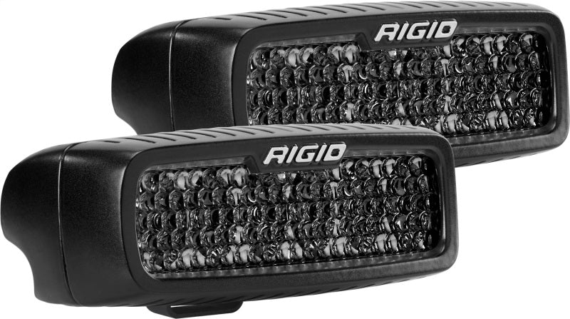 RIGID Industries - RIGID SR-Q Series PRO Midnight Edition, Spot Diffused, Surface Mount, Pair - 905513BLK - MST Motorsports