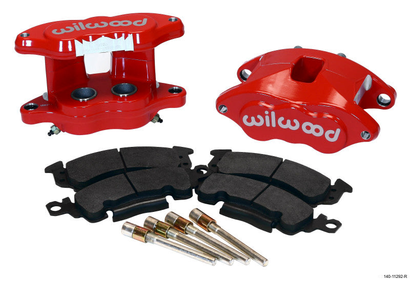 Wilwood - Wilwood D52 Rear Caliper Kit - Red 1.25 / 1.25in Piston 1.28in Rotor - 140-11292-R - MST Motorsports