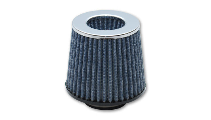 Vibrant - Open Funnel Performance Air Filter, 4.5" Inlet I.D. - Chrome Cap - 2161C - MST Motorsports