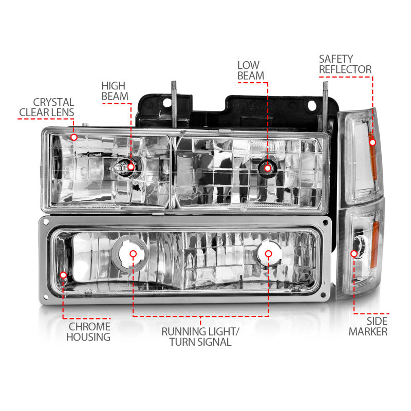 ANZO - Headlight Assembly - 111506 - MST Motorsports