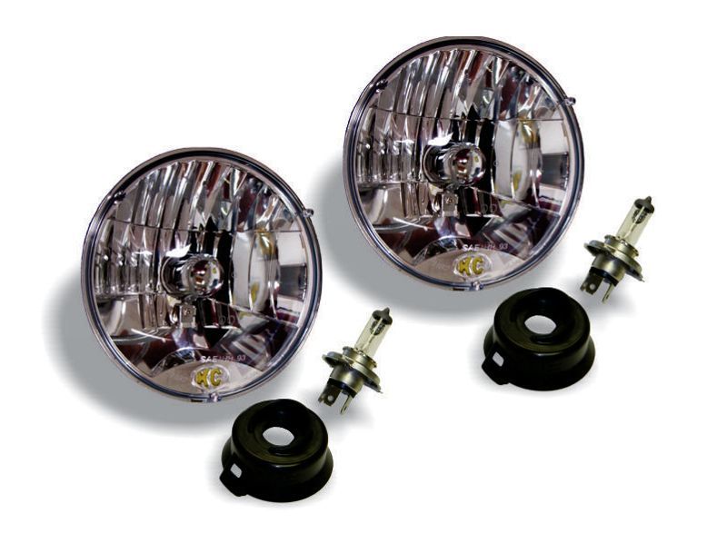 KC HiLiTES - 7" Halogen Headlight Pair Pack System - H4 DOT - KC 42301 - 42301 - MST Motorsports