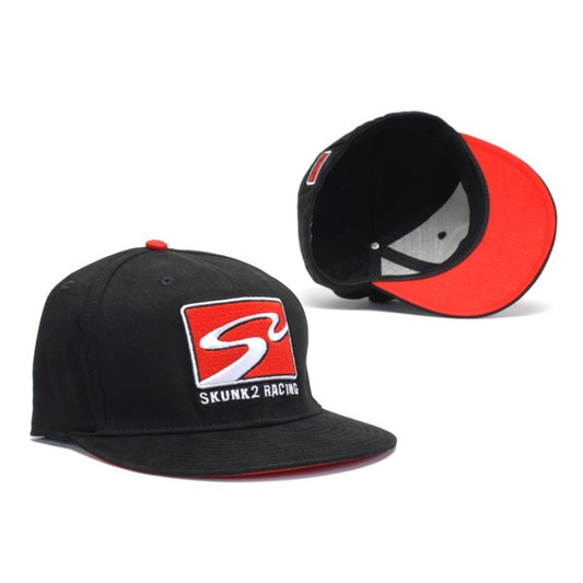 Skunk2 Racing - Skunk2 Team Baseball Cap Racetrack Logo (Black) - L/XL - 731-99-1502 - MST Motorsports