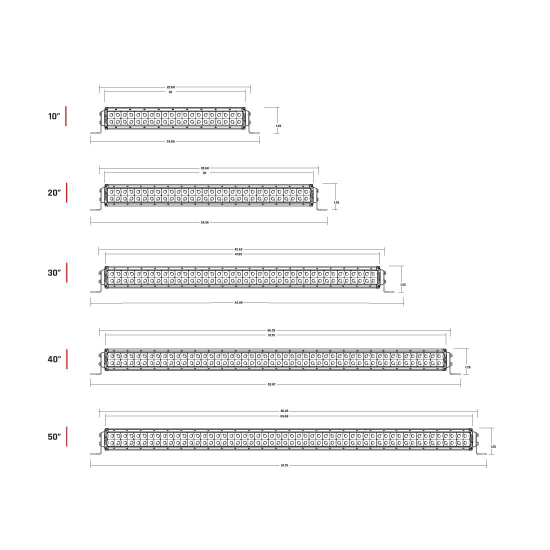 RIGID Industries - RIGID RDS-Series PRO Midnight Edition Curved LED Light Bar, Spot Optic, 30 Inch - 883213BLK - MST Motorsports