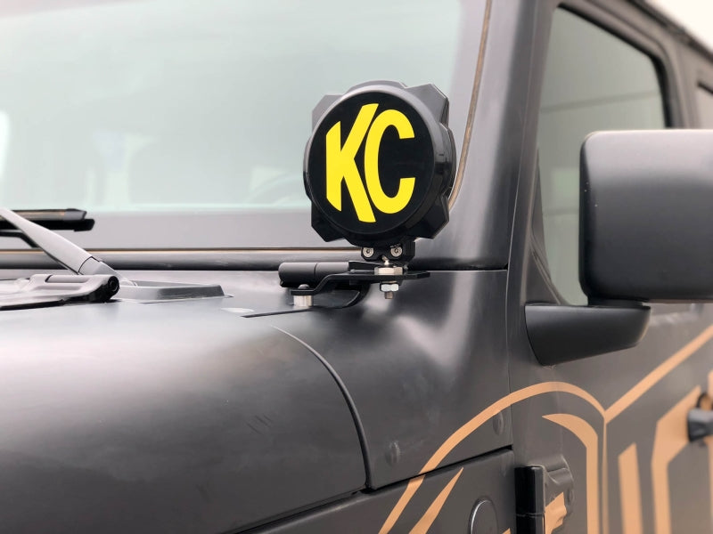 KC HiLiTES - KC 2018-2019 Jeep JL A-Pillar Gravity LED Pro6 Driving Beam Light Kit - 97112 - 97112 - MST Motorsports