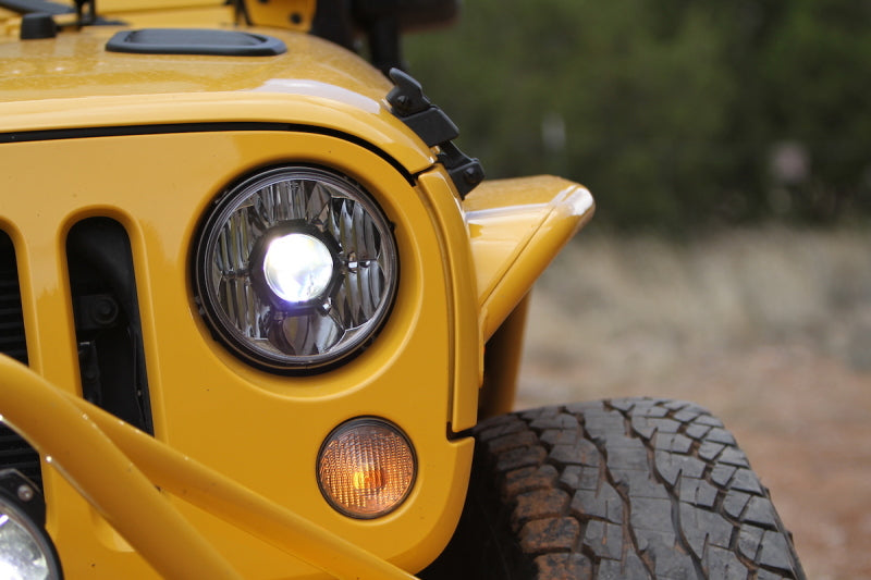 KC HiLiTES - Gravity LED Pro 7" Single Headlight for Jeep JK 2007-2018 - DOT Compliant - 4234 - MST Motorsports