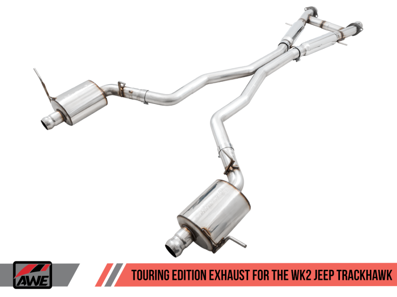 AWE Tuning - AWE Tuning 2020 Jeep Grand Cherokee SRT/Trackhawk Touring Edition Exhaust - Use w/Stock Tips - 3015-31017 - MST Motorsports