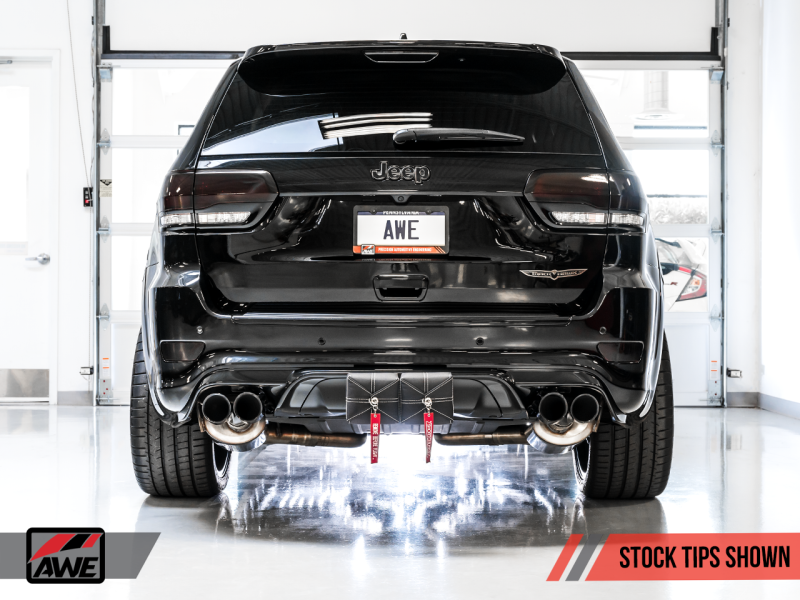 AWE Tuning - AWE Tuning 2020 Jeep Grand Cherokee SRT/Trackhawk Touring Edition Exhaust - Use w/Stock Tips - 3015-31017 - MST Motorsports