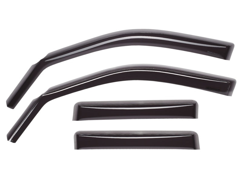 WeatherTech - WeatherTech 20+ Jeep Gladiator SuperCrew Front and Rear Side Window Deflectors - Dark Smoke - 82922 - MST Motorsports