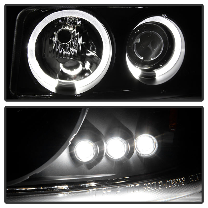 Spyder Auto - Projector Headlights - LED Halo - LED - Black Smoke - - 5078292 - MST Motorsports