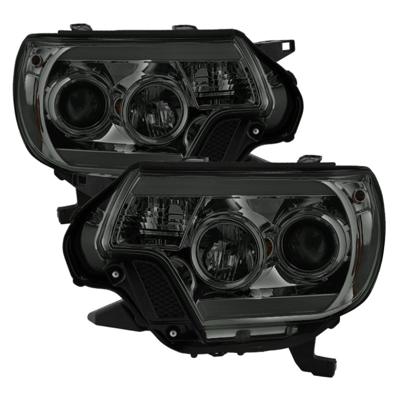 Spyder Auto - Projector Headlights - Light Bar DRL - Smoke - 5081728 - MST Motorsports