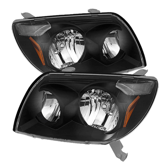 Spyder Auto - Xtune Toyota 4Runner 03-05 Crystal Headlights Black HD-JH-T4R03-AM-BK - 9023583 - MST Motorsports