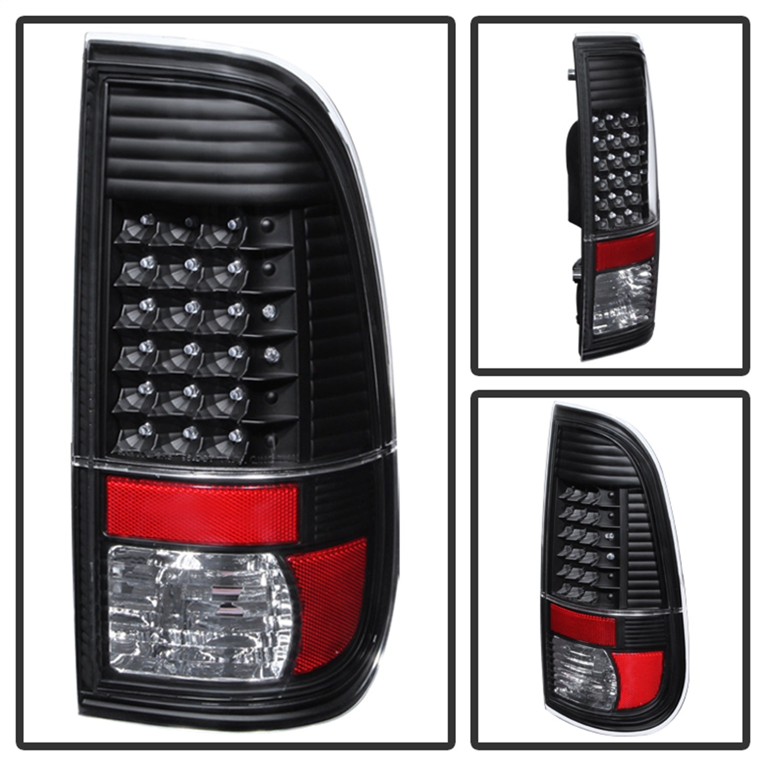 Spyder Auto - Xtune Ford Super Duty 08-15 LED Tail Lights Black ALT-JH-FS08-LED-BK - 9027680 - MST Motorsports