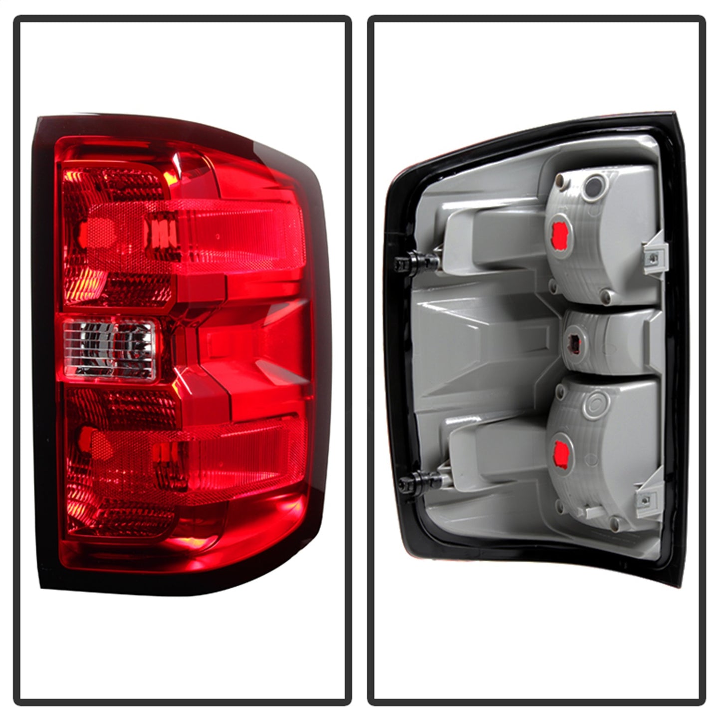 Spyder Auto - Xtune Chevy Silverado 2014-2016 Passenger Side Tail Lights - OEM Right ALT-JH-CS14-OE-R - 9031922 - MST Motorsports