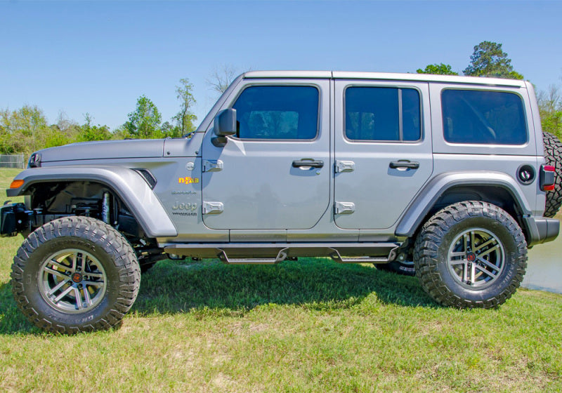 N-Fab - N-Fab Predator Pro Step System 2018 Jeep Wrangler JL 4 Door SUV - Tex. Black - PRJ1863-TX - MST Motorsports