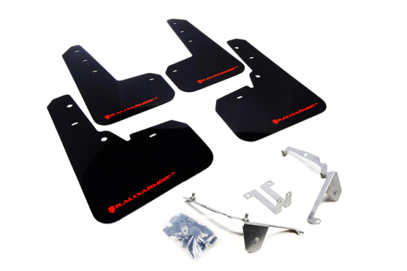 Rally Armor - Red Mud Flap/White Logo - MF26-UR-RD/WH - MST Motorsports