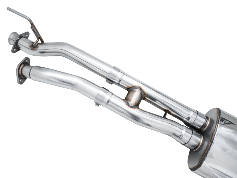 AWE Tuning - AWE 16-22 Toyota Tacoma 0FG Catback Exhaust w/ BashGuard - Dual Chrome Silver Tips - 3015-32826 - MST Motorsports