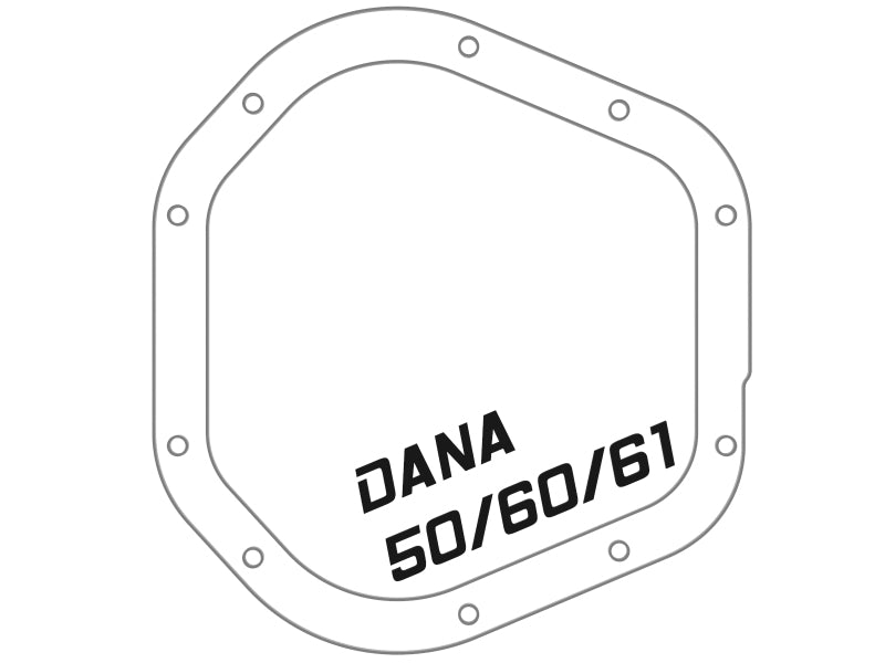 aFe - aFe Pro Series Dana 60 Front Differential Cover Black w/ Machined Fins 17-20 Ford Trucks (Dana 60) - 46-71100B - MST Motorsports