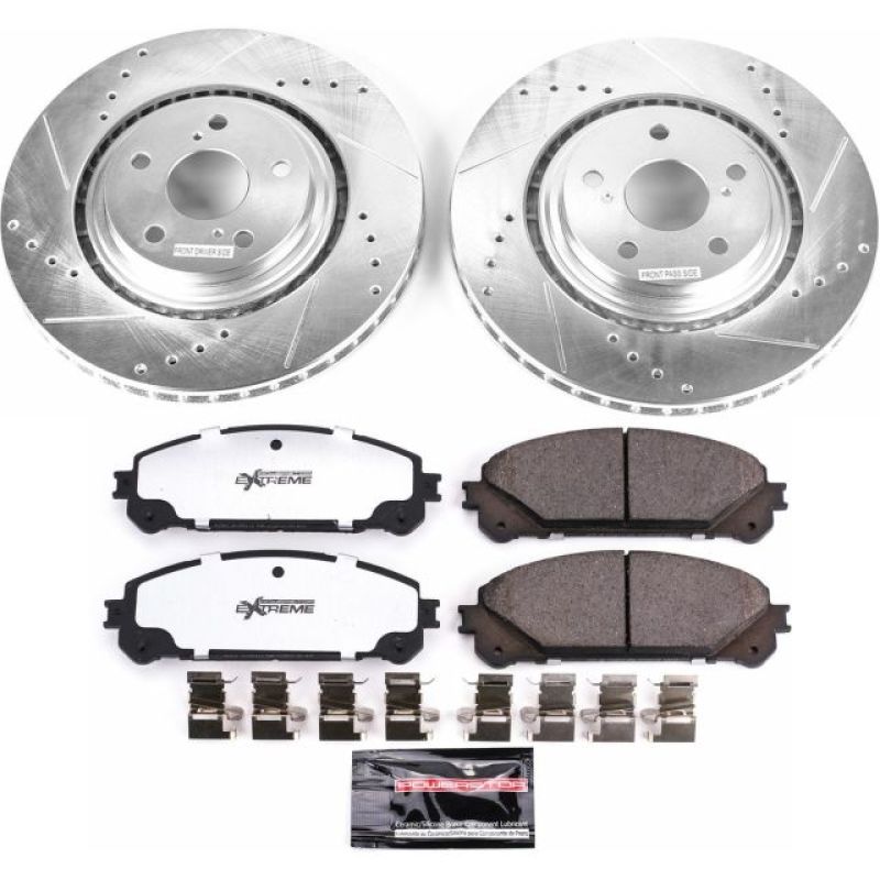 PowerStop - Power Stop 15-17 Lexus NX200t Front Z36 Truck & Tow Brake Kit - K4713-36 - MST Motorsports