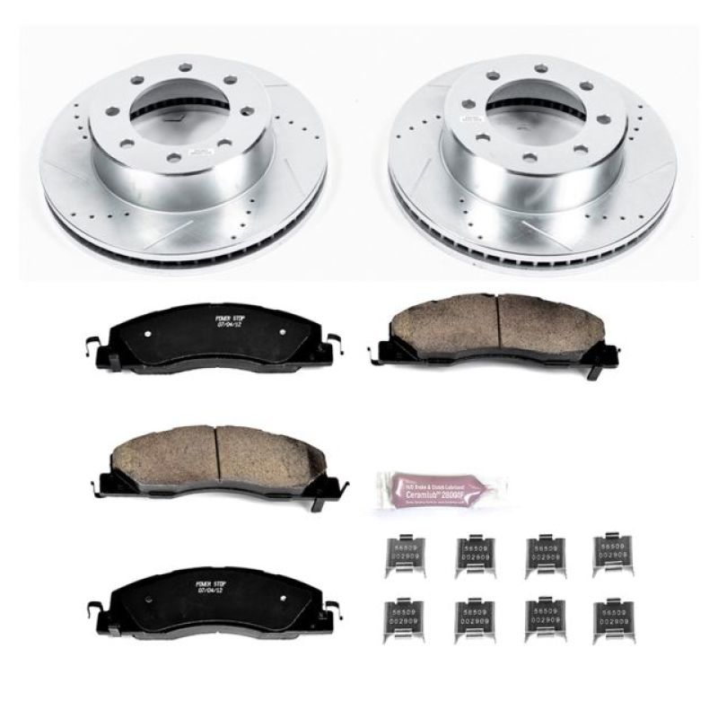 PowerStop - Power Stop 09-10 Dodge Ram 2500 Front Z23 Evolution Sport Brake Kit - K5411 - MST Motorsports