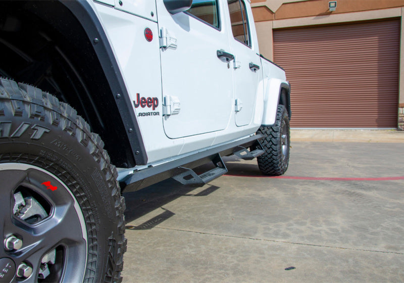 N-Fab - N-Fab Predator Pro Step System 2019 Jeep Wrangler JT 4DR Truck Full Length - Tex. Black - PRJ1980T-TX - MST Motorsports