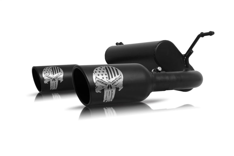 Gibson Performance Exhaust - Patriot Skull Cat-Back Dual Exhaust System, Stainless - 76-0031 - MST Motorsports