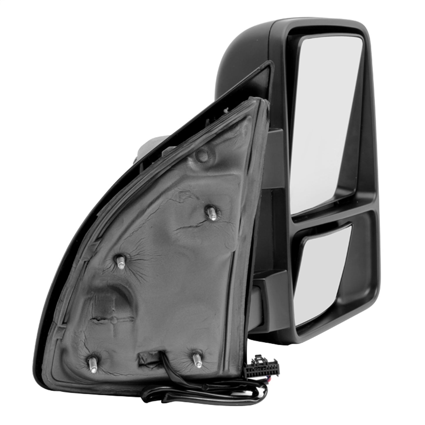 Spyder Auto - Xtune Ford Superduty 99-14 Manual Extendable Manual Adjust Mirror Amber- Right MIR-FDSD08S-MA-AM-R - 9933134 - MST Motorsports