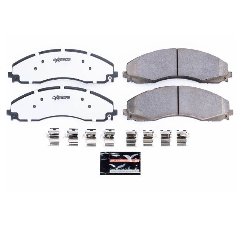 PowerStop - Power Stop 17-19 Ford F-450 Super Duty Front Z36 Truck & Tow Brake Pads w/Hardware - Z36-2018 - MST Motorsports