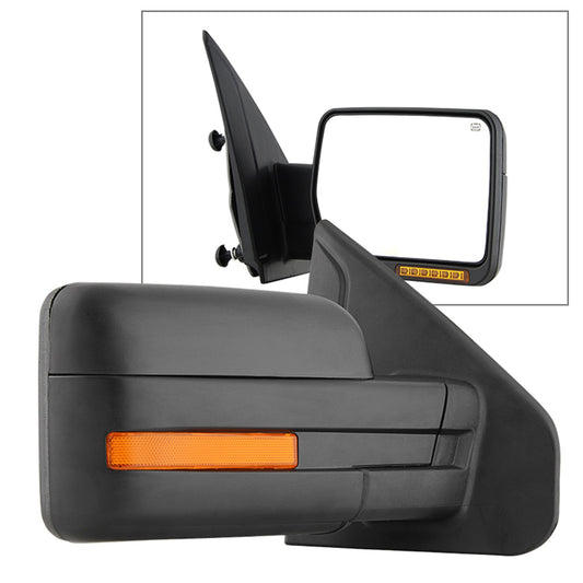 Spyder Auto - Xtune Ford F150 07-14 Power Heated Amber LED Signal OE Mirror Right MIR-03349EH-P-R - 9935343 - MST Motorsports