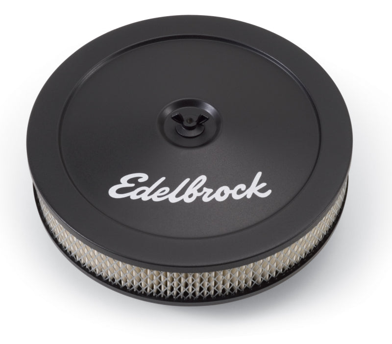 Edelbrock - Edelbrock Air Cleaner Pro-Flo Series Round Steel Top Paper Element 10In Dia X 3 5In Black - 1203 - MST Motorsports