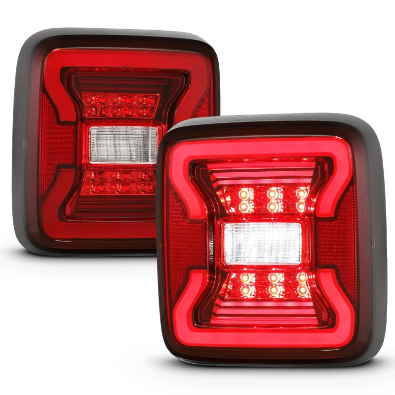 ANZO - LED Taillights Red/Clear - 311295 - MST Motorsports