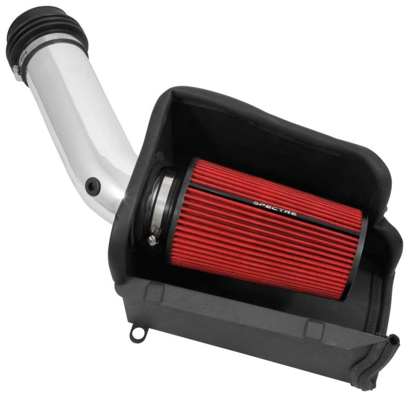 Spectre - Spectre 94-97 Ford SD 7.3L DSL Air Intake Kit - Polished w/Red Filter - 9059 - MST Motorsports