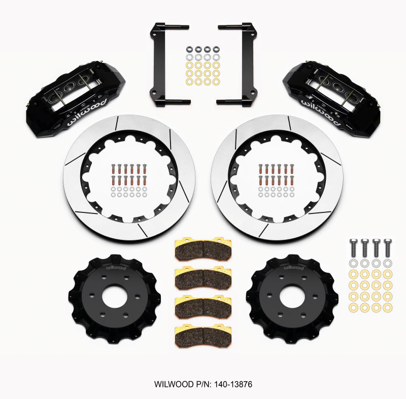 Wilwood - Wilwood TX6R Front Kit 16.00in Black 1999-2014 GM Truck/SUV 1500 - 140-13876 - MST Motorsports