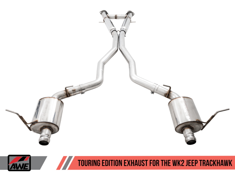 AWE Tuning - AWE Tuning 2020 Jeep Grand Cherokee SRT/Trackhawk Touring Edition Exhaust - Use w/Stock Tips - 3015-31017 - MST Motorsports